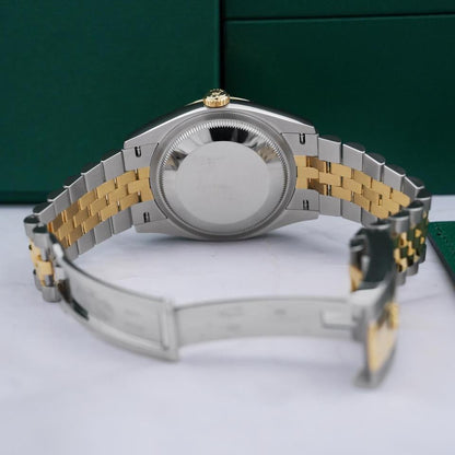 Datejust Oyster 41 Yellow Gold Olive Green Dial