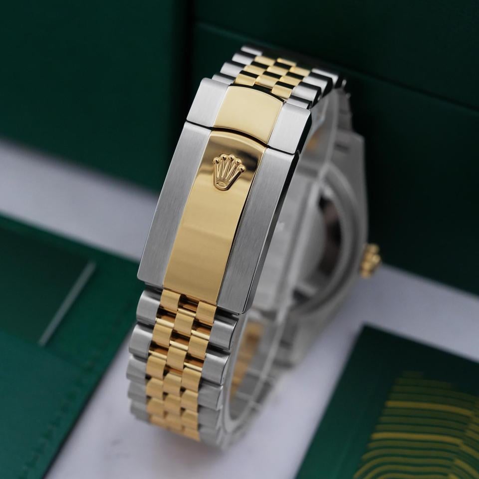 Datejust Oyster 41 Yellow Gold Olive Green Dial