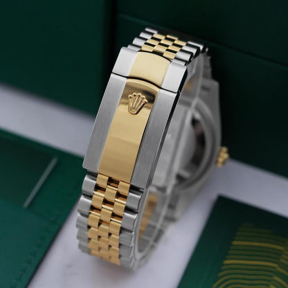 Datejust Oyster 41 Yellow Gold Olive Green Dial