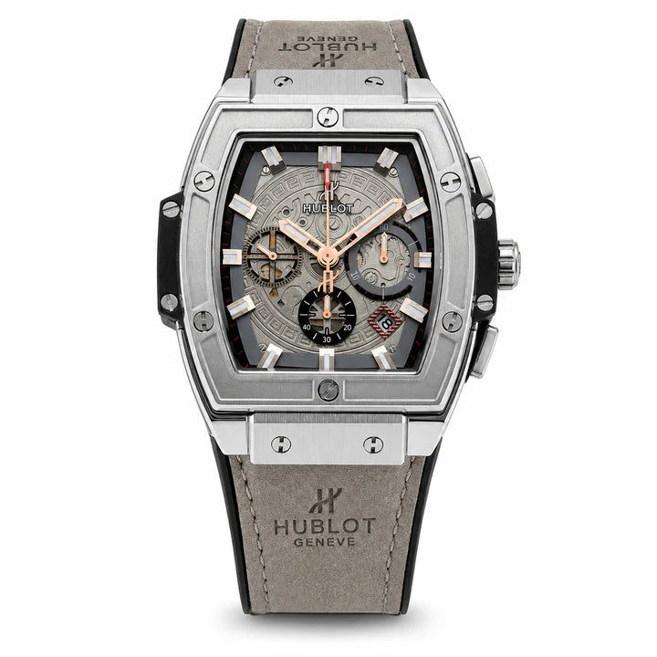 Hublot Spirit of Big Bang Titanium Grey Leather Chronograph Watch
