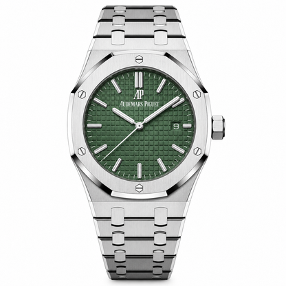 AM - 01 Royal Series Luxury Octagonal Watch – Stainless Steel