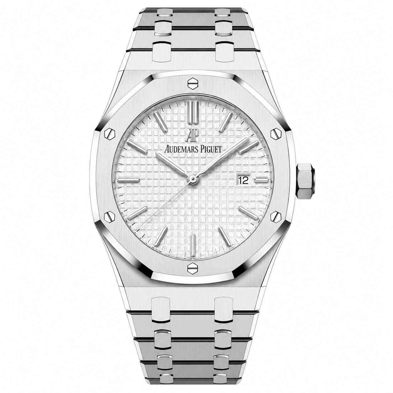 AM - 01 Royal Series Luxury Octagonal Watch – Stainless Steel