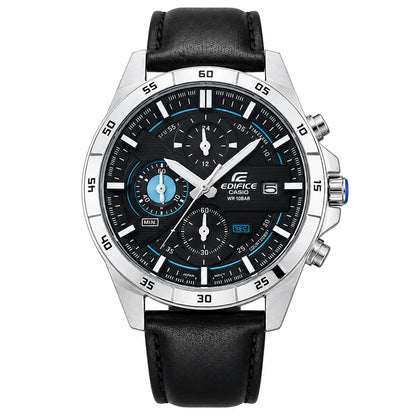 Casio Edifice EFR-556L Chronograph Leather Watch for Men – 100M Water Resistant | Limited Stock