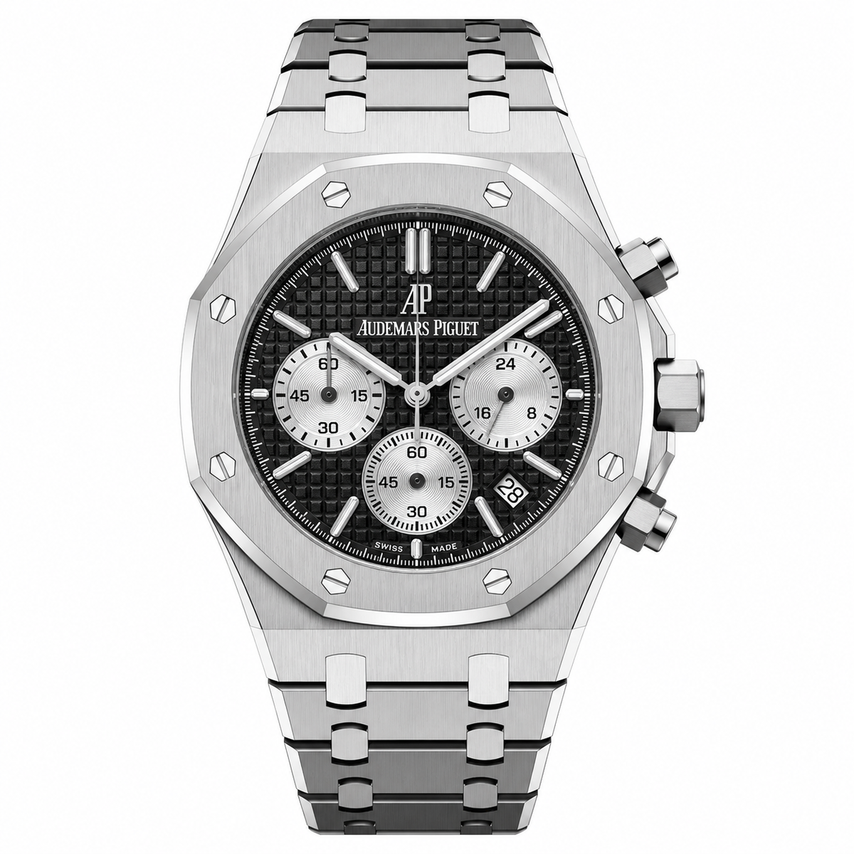 AM-05 Quartz Watch – 42mm Stainless Steel Dial, Nylon Strap, Auto Date