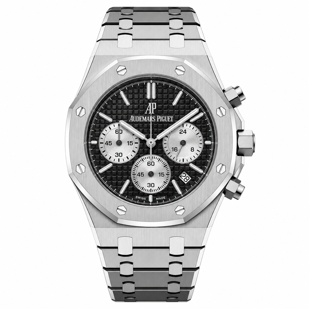 AM-05 Quartz Watch – 42mm Stainless Steel Dial, Nylon Strap, Auto Date