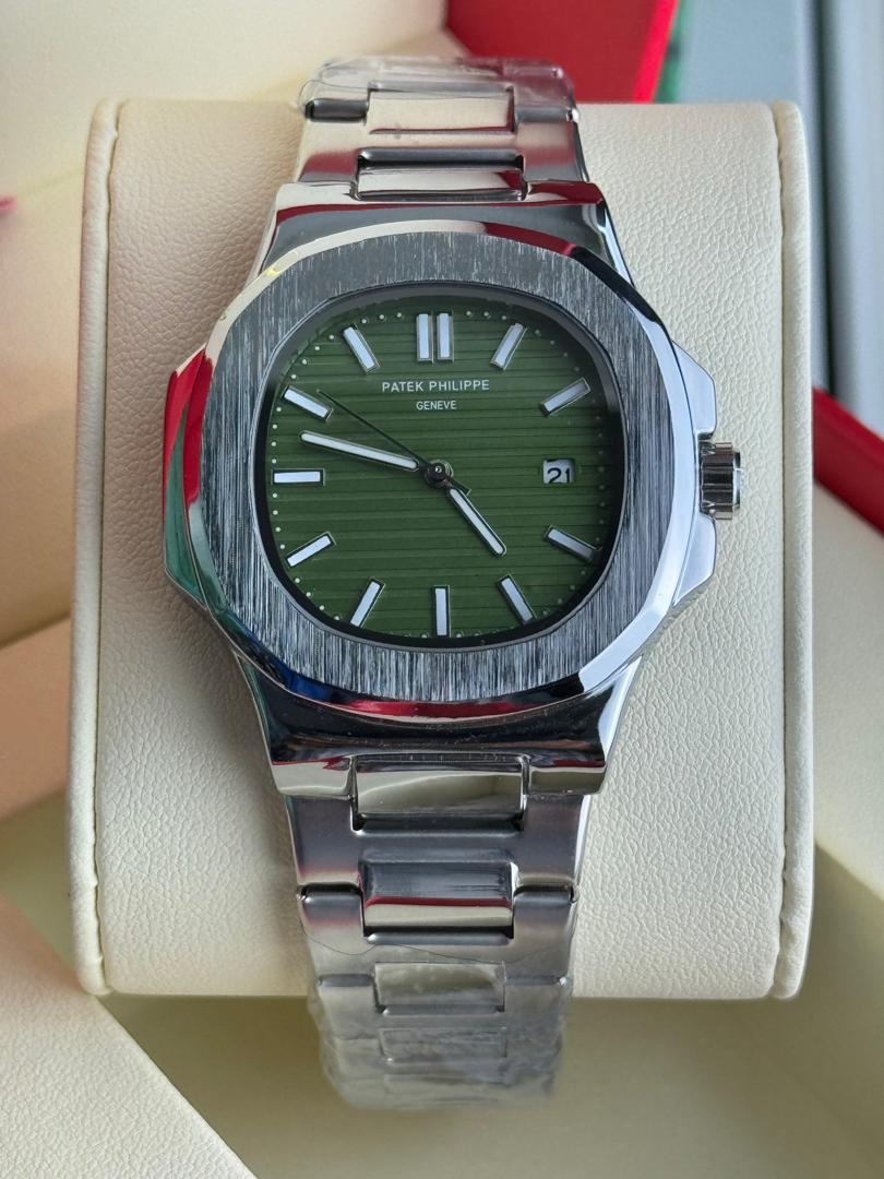 PP - 03 Stainless Steel With Date Watch For Men