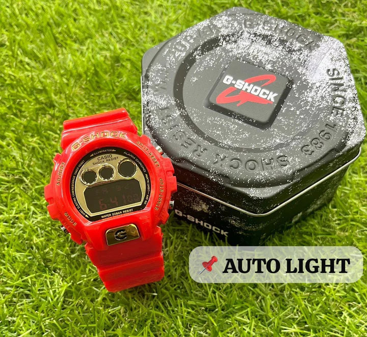 Casio G-Shock DW6900 Auto Light Digital Watch for Men & Women – Shock & Water Resistant Sport Watch