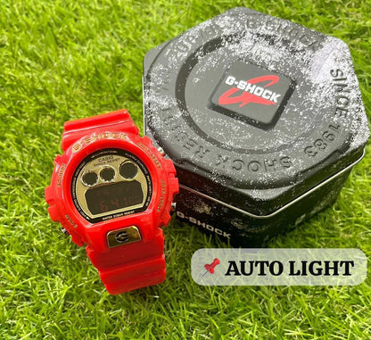 Casio G-Shock DW6900 Auto Light Digital Watch for Men & Women – Shock & Water Resistant Sport Watch