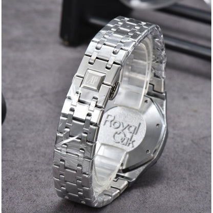 AM-05 Quartz Watch – 42mm Stainless Steel Dial, Nylon Strap, Auto Date
